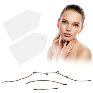 40 조각 얼굴 리프트 테이프 세트 인스턴트 티 안나는 스티커  리프팅 얇은 더블 턱 주름 V 모양 facelivin