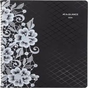 AT-A-GLANCE 2026 예약 북 플래너 주간 및 월간 8.5인치 x 11인치 대형 시간대 레이시(541-905-26)