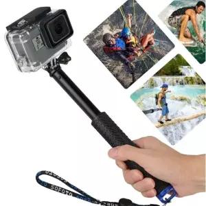 DJI 오즈모 액션 호환 액션캠 4단 셀카봉 모노포드 폴 그립 길이 (W86332C)