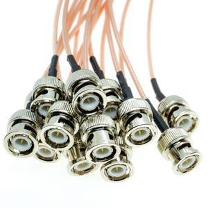 5pcs-20pcs RG316 BNC 남성-BNC 수커넥터 Q9 커넥터 압착 RF 동축 피그 테일 점퍼 연장 케이블 FPV 15cm 30