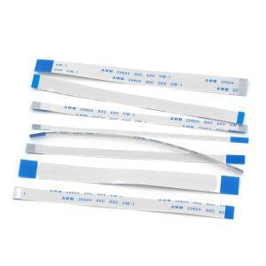 10pcs FFC/FPC 플랫  케이블 연결 4 5 6 7/8/10/12/14/16P 간격 0.5mM