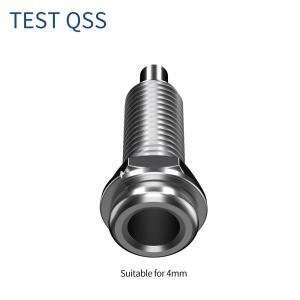 QSS 10pcs 4mm 바나나 소켓 금속 M6 육각 너트 컷아웃 패널 바인딩 포스트 전기 커넥터