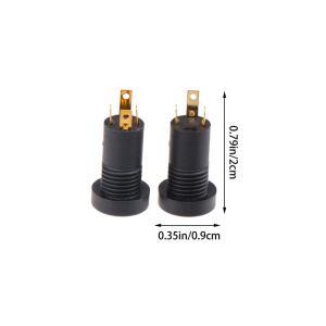 YY5개 PJ392A 3핀 4핀 3.5mM 오디오 잭 소켓 너트 포함 3/4 폴 스테레오 솔더 패널 마운트 헤드폰 암 커넥