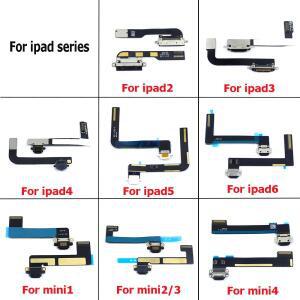 충전 포트 플렉스 케이블 IPad 호환 2 3 4 5 6 미니1 충전기 USB 도크 소켓