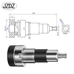 10pcs 4mm 바나나 소켓 바인딩 포스트 너트 플러그 잭 전기 커넥터 단자  구멍 DIY 부품 도구 J.40014