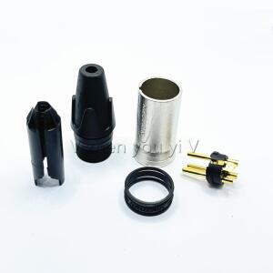 NEUTRIK XLR 마이크 남성 여성 헤드 NC3MXX 금도금 3 코어 밸런스드 플러그 컬러 링 용 60pcs