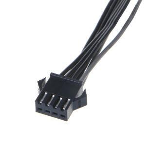 12V 4핀 RGB 커넥터 케이블 PC 케이스 팬 Giga/Microstar/A-Sus 마더 보드 용 LED 스트립 연장 케이블 와이