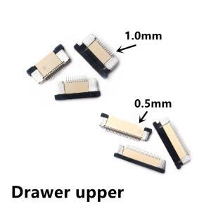 5pcs FPC 커넥터 0.5mm/1.0mm 피치 서랍  상단/하단 접촉 소켓 FFC 플랫 케이블 4P 5P 6P 8P 10P-60Pin