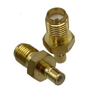 SMA 암커넥터-SMB 수커넥터 어댑터 직선형 RF 동축 커넥터 50ohm 와이어 단자 1개