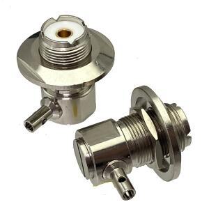 1pcss UHF 암커넥터 SO239  직각 솔더 RG174 RG316 LMR100 자동차 라디오 RF 동축 커넥터 와이어 단자