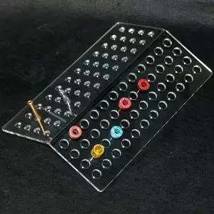 아크릴 투명 마우스팁 홀더 50/80 드립팁 디스플레이 스탠드 24/48 슬롯