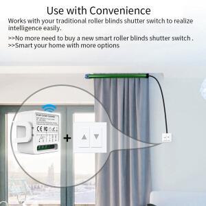 투야 스마트 와이파이 커튼 스위치 블라인드 롤링 셔터 RF433MHz 리모컨 라이프 앱 지원 구글 홈 알렉사 호