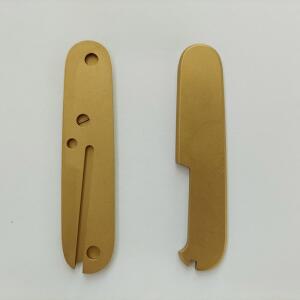 동판 황동 소재 나이프 그립 핸들 스케일 스위스 VICTORINOX 이쑤시개 패치 빅토리녹스 핀셋 나이프용, 컷아웃 91MM 군용