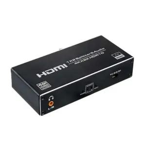 4K HDMI 2.0B 스플리터 겸용 SPDIF 광 오디오 추출 고해상도 3D TV 노트북 모니터 프로젝터