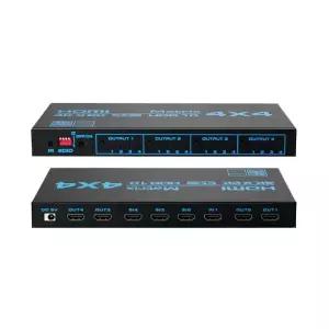 4K HDMI 4x4 매트릭스 스위치 게임기 블루레이 노트북 컴퓨터 DVD 플레이어 셋탑박스