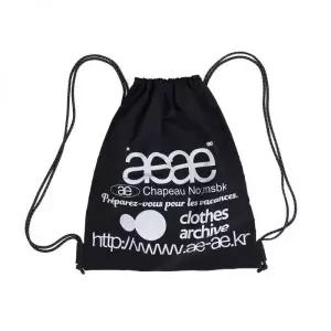 에이이에이이 AEAE Web Logo Gym Sack -[BLACK] A233UAB01BK 299030