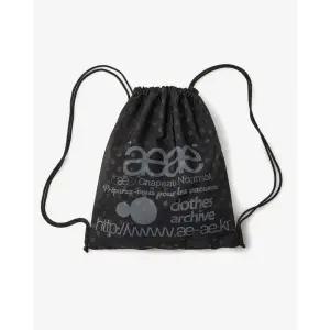 에이이에이이 AEAE WEB LOGO DOT GYM SACK [BLACK] AE45SUBG003BLK 299036
