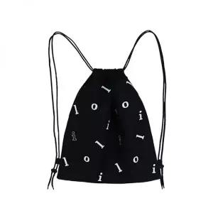ILLIO [LOGOPLAY] STRINGBAG(GYM SACK)_BLACK 4861190493_02 299055