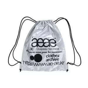 에이이에이이 AEAE Web Logo Gym Sack -[SILVER] A233UAB01SL 299061