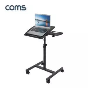 태블릿거치대 COMS 이동식 노트북 스탠딩 테이블(마우스거치)