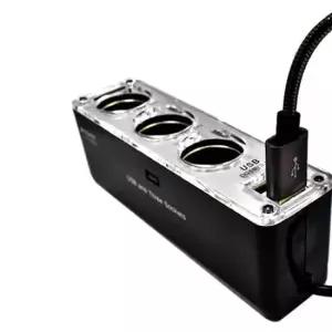 3구 rozet 차량용멀티탭 소켓3구 시거잭 충전기 RX-6800