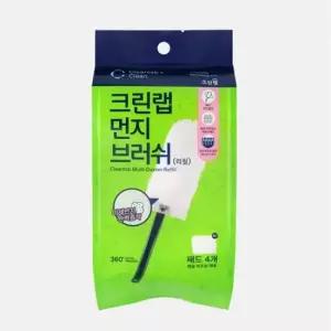 정전기먼지제거 크린랩 먼지브러쉬 리필 4매입