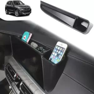 ABS 카 센터 콘솔 BMW X5 G05 X6 G06 X7 G07 2019-2022 내비게이션 화면 후면 수납 트레이 정리 액세서리용