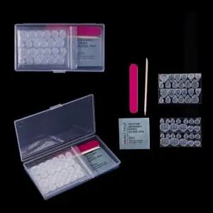 네일아트 실리콘 양면테이프 손발톱용 각5장 외 세트 네일아트재료 네일글루 (W935DAA)