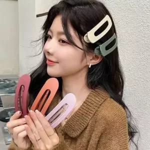 [룽스_65]리본헤어핀 대형 헤어 악세 머리 데일리 집게핀