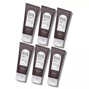 스킨푸드 블랙 슈가 퍼펙트 스크럽 폼 180ml 6개