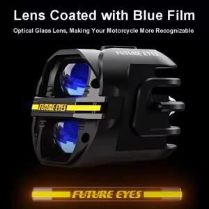 오토바이용 FUTURE EYES X80-LED 케이블이 있는 YAMAHA XMAX 300 스포트라이트 스위치 트레일러 차양 보조
