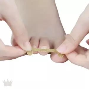 발톱 모양 교정 탄성 밴드 내성 발톱 휨 방지 보호 테이프 발 관리 케어 용품