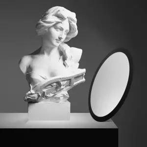휴대용 양면 반사판 30cm 조명 스트로보 플래시 카메라 휴대폰 LED (W9FB16E)