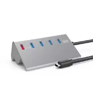 USB QC 타입C 5포트 무전원 멀티허브 PC 충전 연장 (WA3CDF0)