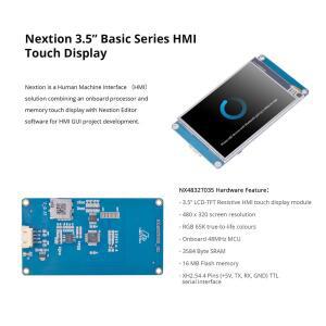 NEXTION 터치 디스플레이 스크린 보드 NX4832T035 - 3.5 인치 HMI 저항성 RTP용 UASRT TFT LCD 모듈 아두이