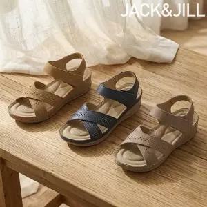 잭앤질 엑스펀칭 찍찍이스트랩 샌들(JB6411)