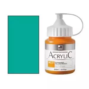 신한 아크릴물감 250ml A NO.524_브라이트 아쿠아 그