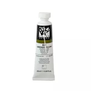 신한 패스컬러물감 낱색 D 20ml 824 그리니쉬 옐로