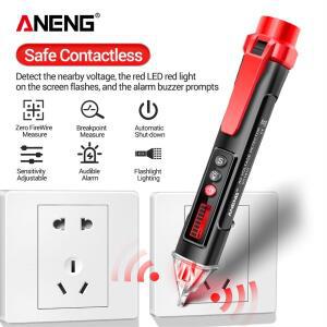 ANENG VC1010 스마트 디지털 전압 테스터 펜 비접촉식 감지기 12-1000V AC/DC 기술자용 공구