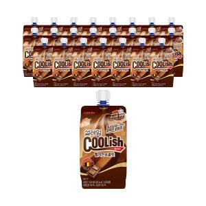 [슈팅냉동] 롯데웰푸드 설레임 쿨리쉬 벨지안초콜릿 160ml, 24개