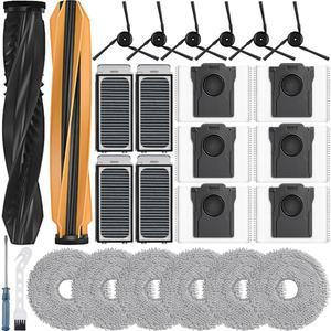 BLUEAKS 26PCS 키트 진공 PRO 2개 6개 MATRIX10 L50 교체 6MOP L40S 울트라 패드 브러시 포트 4HEPA 6면 메인 V50 MOVA 부품 액세서리 필터 X50