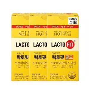 [종근당건강] 락토핏 골드 17포 3BOX