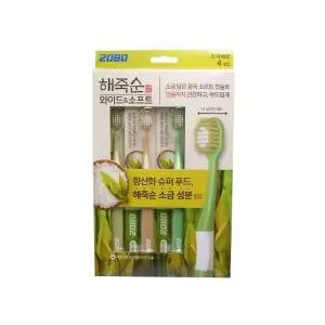 4개입 구강소금칫솔 초극세모죽염칫솔 칫솔 칫솔초극세모