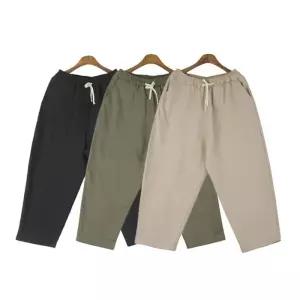 [룽스_65]남성 벌룬 린넨 데일리 밴딩팬츠 3컬러 1P