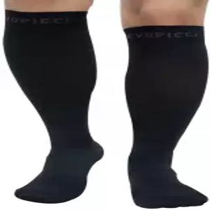 압박 양말 815mmHg 여성 및 남성용 서포트 호스 무릎 하이 스타킹 정맥류 순환