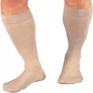 JOBST 릴 1520mmHg 압박 스타킹 무릎 높이 닫힌 발가락 베이지색 X대형 종아리