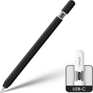 켈리팡 펜슬 USB-C 2023용 실리콘 케이스 슬리브 커버 보호용 스킨 패드 홀더 3세대와 호환되는 미끄럼