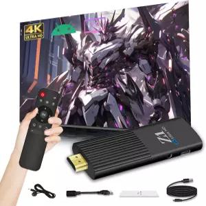 Z1 안드로이드 10.0 TV 스틱 4K HD 스마트 동글 H313 쿼드코어 2.4GHz+5GHz 듀얼 WiFi 컴팩트하고 강력한