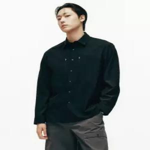무신사 스탠다드 시티 레저 에어리 도트 유틸리티 셔츠 블랙 27215403