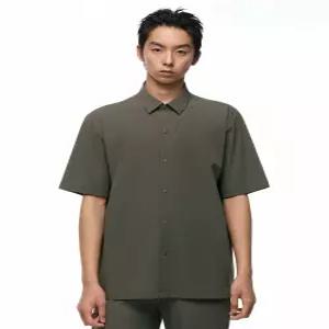 무신사 스탠다드 사일런트 펑션 반소매 셔츠 카키 그레이 59667975